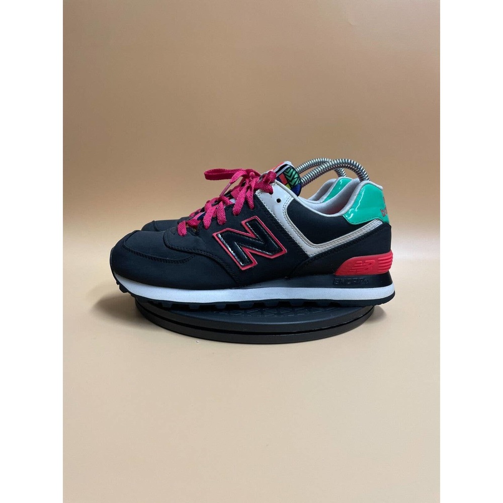 Womens New Balance 574 Encap Polo Tropical Black Running Shoes Size 8